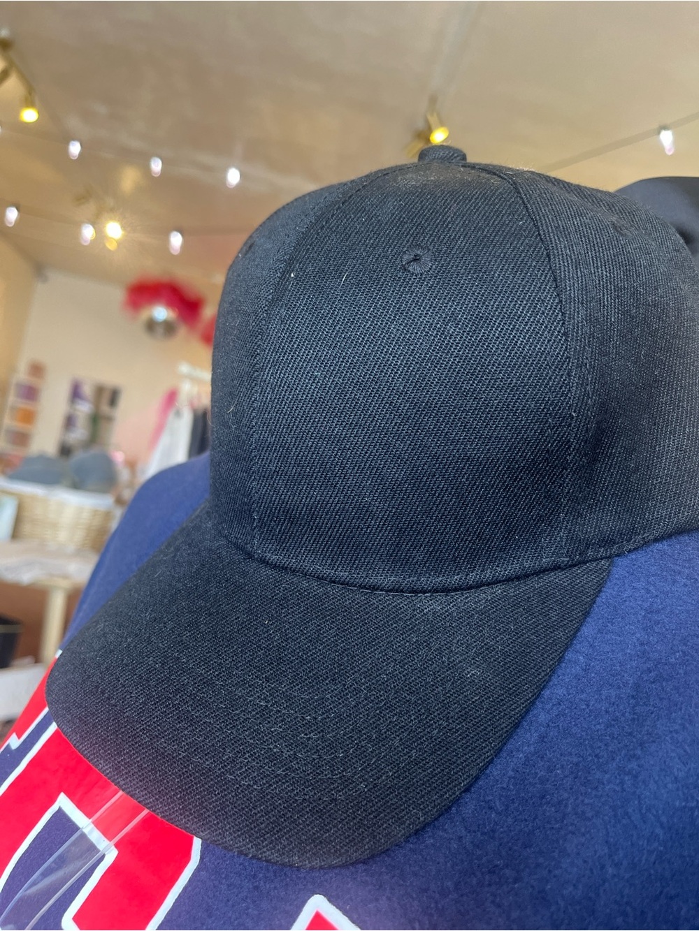 Women's Black Bow Baseball Cap - Classic Everyday Hat